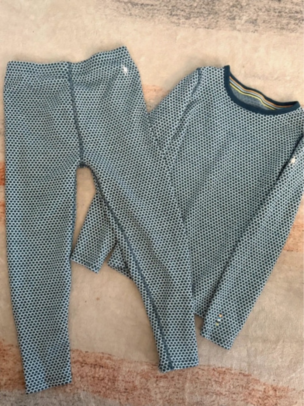 Smartwool heavy merino wool set Merino 250 kids size small 7